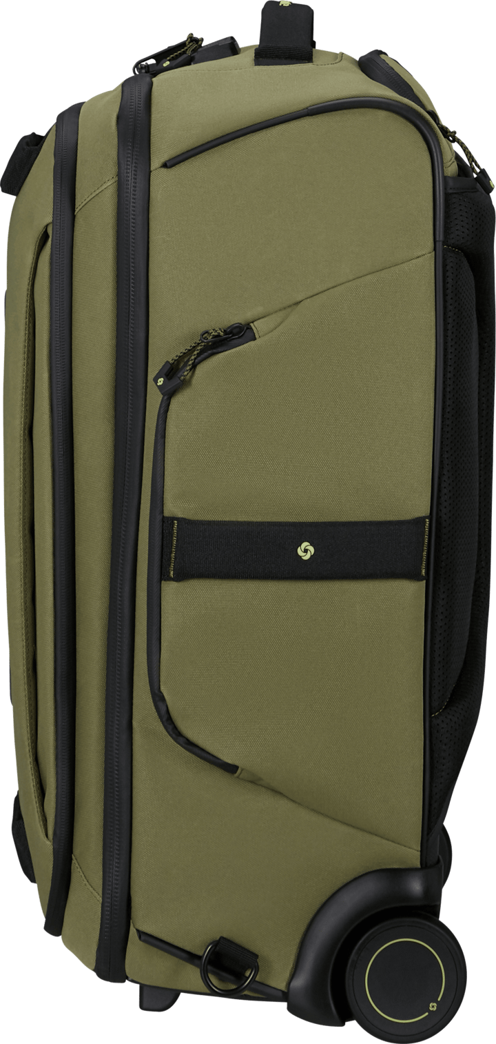 Samsonite Ecodiver Wheeled Duffle 55/20 Back Pack LTD Waxed Wasabi Samsonite