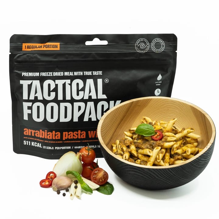 Tactical Foodpack Arrabiata Pasta With Chicken Black/orange Tactical Foodpack
