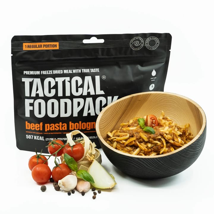 Tactical Foodpack Beef Pasta Bolognese Black/orange Tactical Foodpack