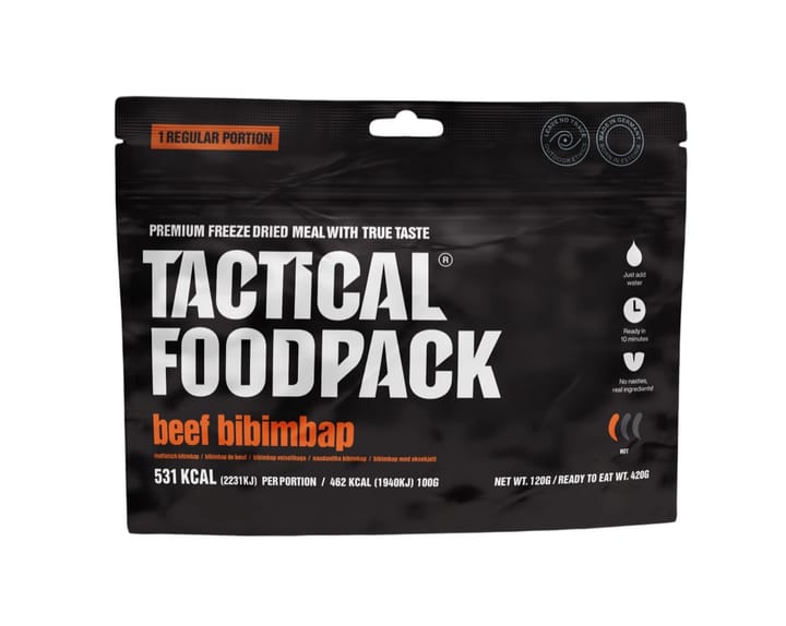 Tactical Foodpack Beef Bibimbap Black/orange Tactical Foodpack