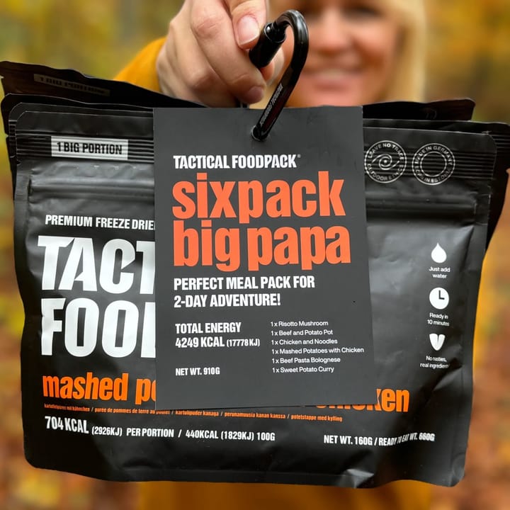 Tactical Foodpack Sixpack Big Papa Black/orange Tactical Foodpack