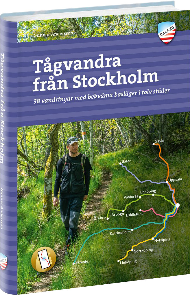 Calazo förlag Tågvandra från Stockholm NoColour