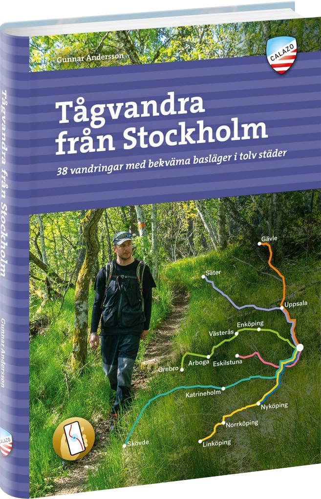 Calazo förlag Tågvandra från Stockholm NoColour Calazo förlag