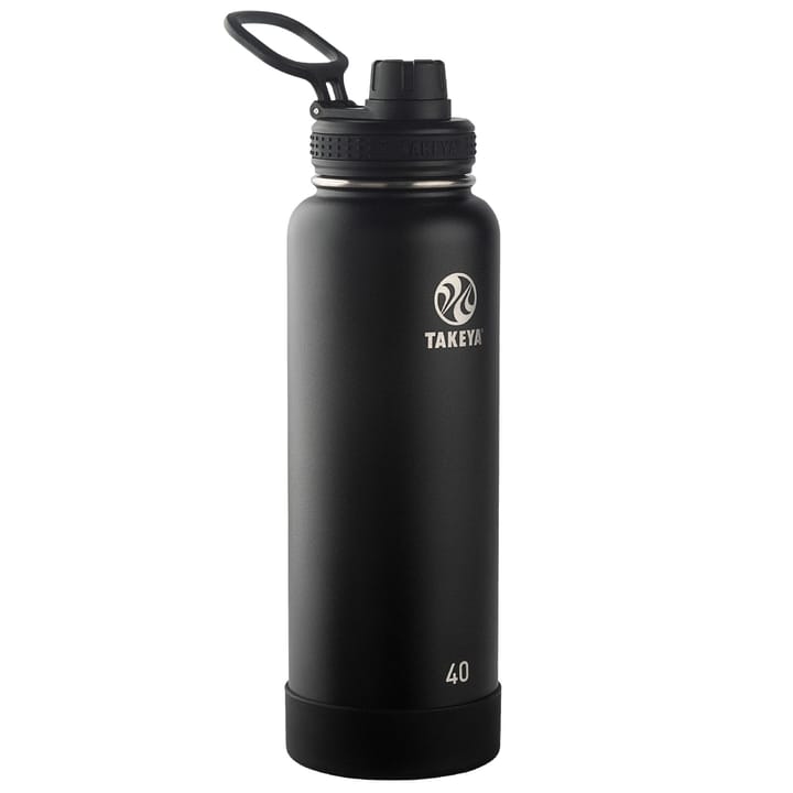 Takeya Actives Insulated Water Bottle w/Straw Lid (24oz) (Midnight)