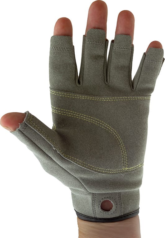 Metolius Climbing Talon Belay Glove 3/4 Gray/olive Metolius Climbing