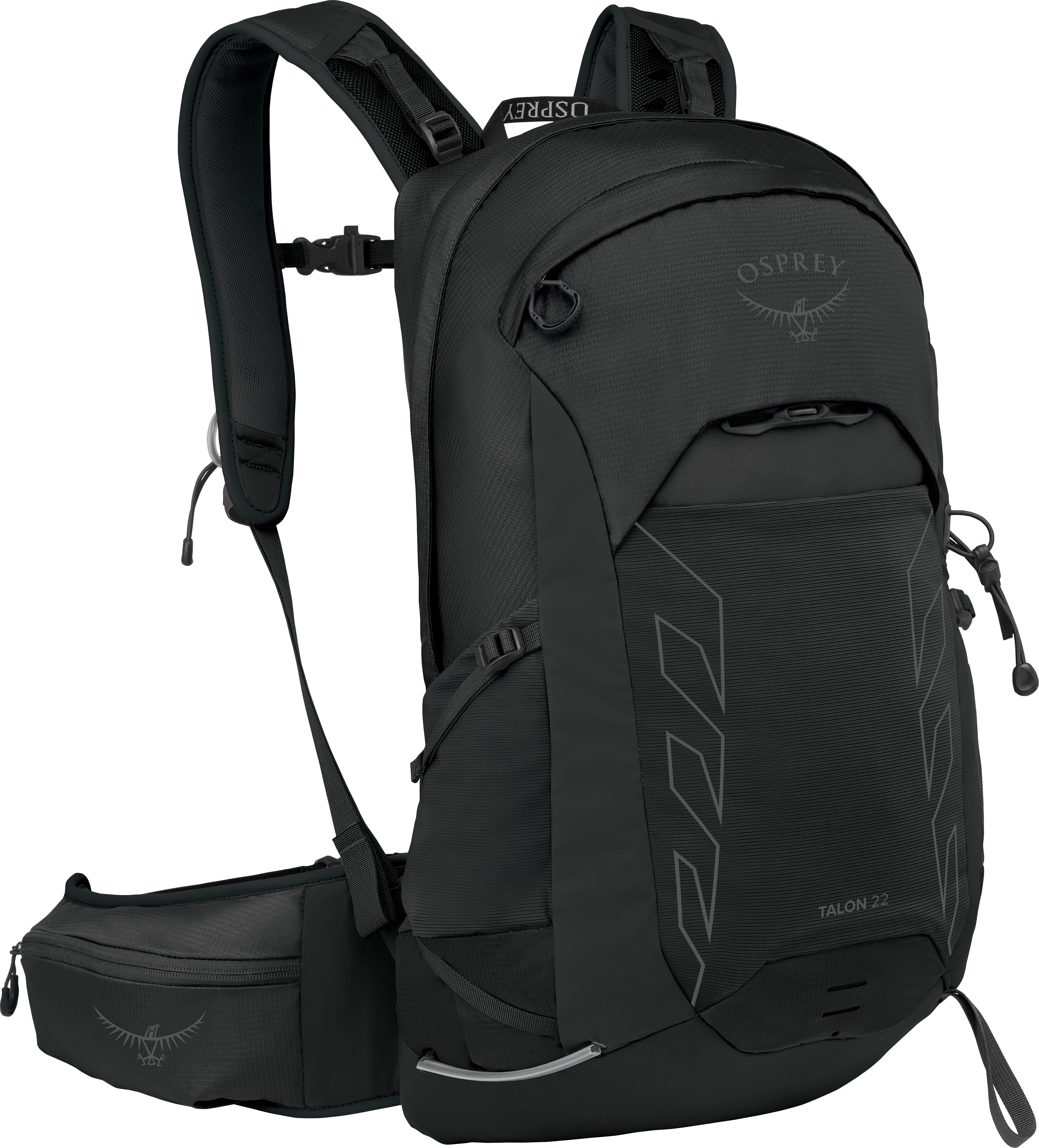 Osprey Men's Talon 22 EF Black/Coal Grey Vandringsryggsäckar OneSize