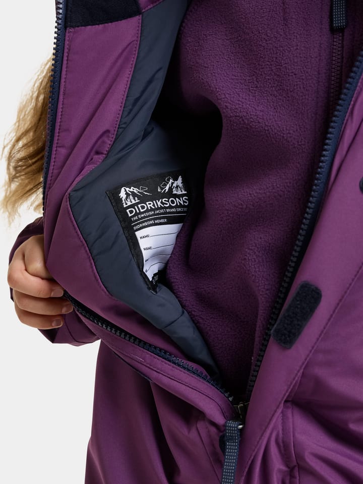 Didriksons Kids' Talvi Coverall Northen Purple Didriksons