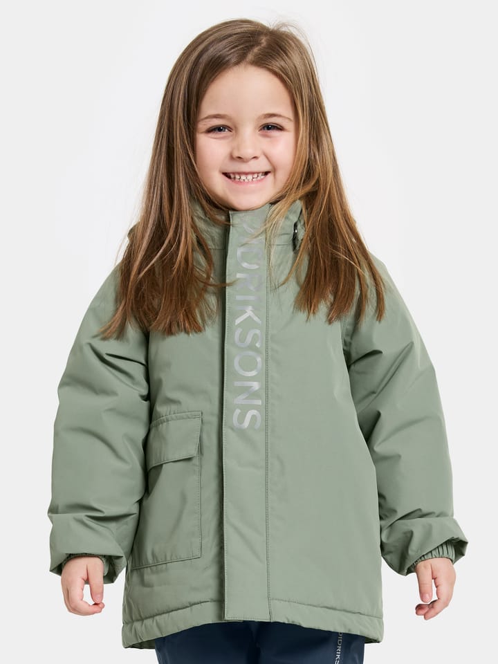 Didriksons Kids' Talvi Jacket Light Moss Didriksons Didriksons Kids' Talvi Jacket Light Moss Didriksons