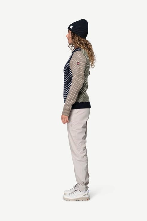 Devold Unisex Nordsjø Wool Sweater Navy/stone/olive Devold