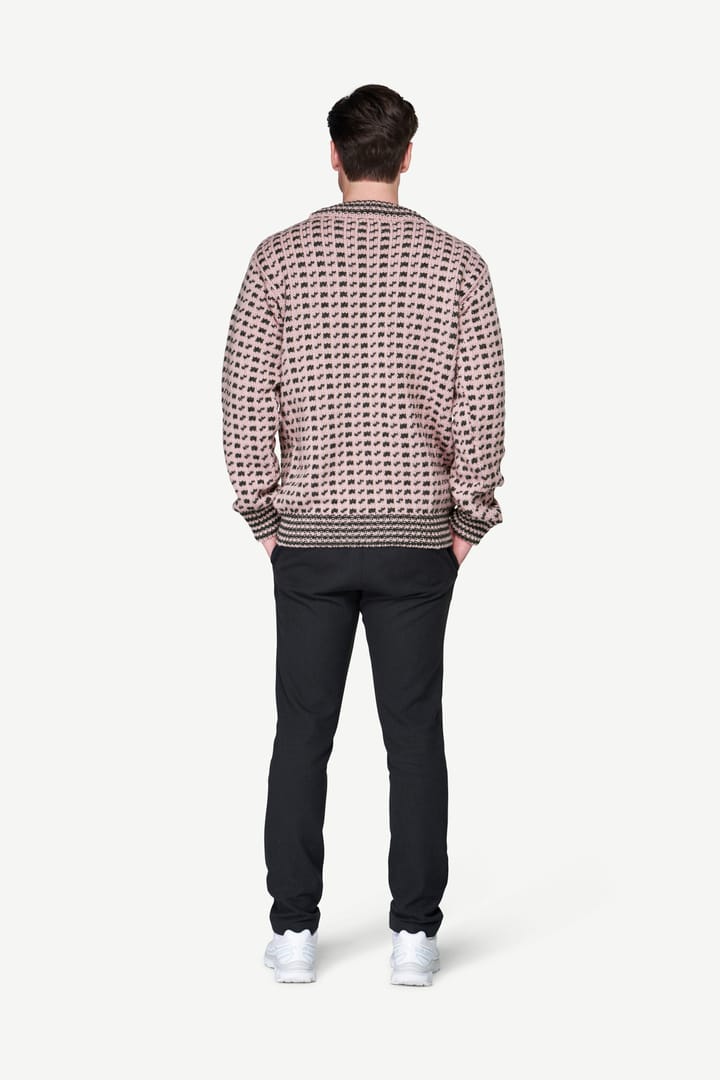 Devold Unisex Original Islender Wool Sweater Chalk Pink/Anthracite Devold Devold Unisex Original Islender Wool Sweater Chalk Pink/Anthracite Devold