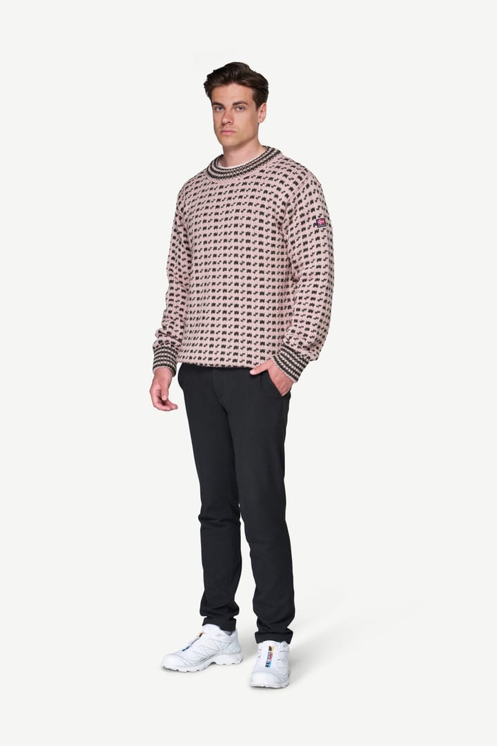 Devold Unisex Original Islender Wool Sweater Chalk Pink/Anthracite Devold Devold Unisex Original Islender Wool Sweater Chalk Pink/Anthracite Devold