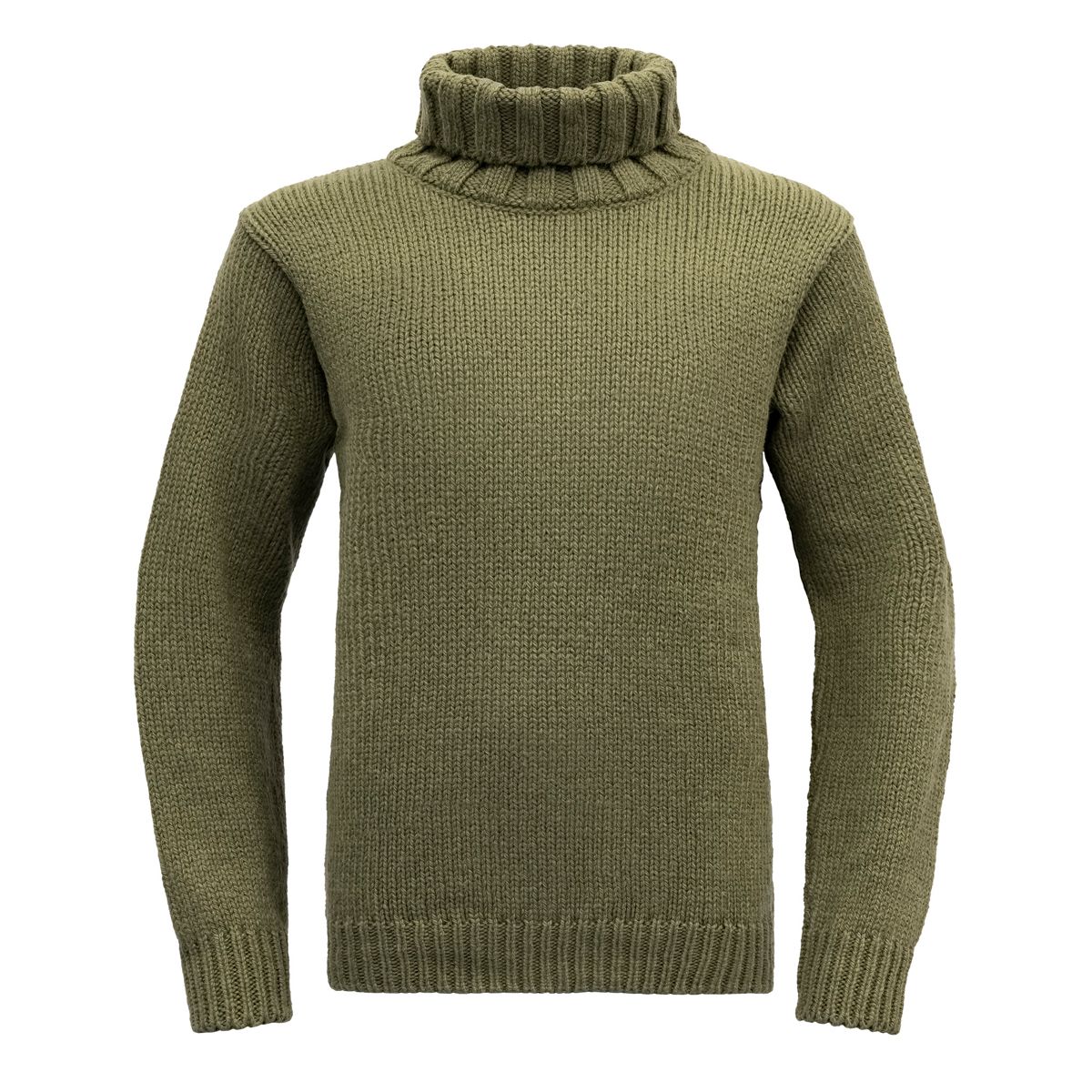 Devold Unisex Nansen Wool High Neck Olive
