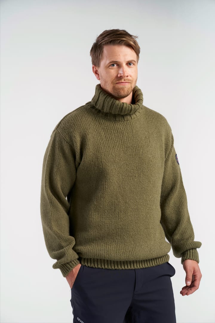 Devold Unisex Nansen Wool High Neck Olive Devold