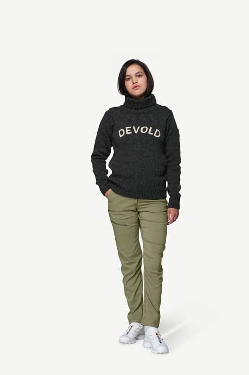 Devold Nansen Legacy High Neck Anthracite/offwhite Devold