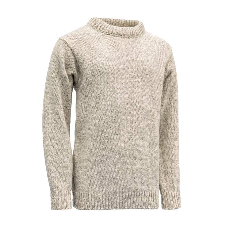 Devold Nansen Sweater Crew Neck Grey Melange
