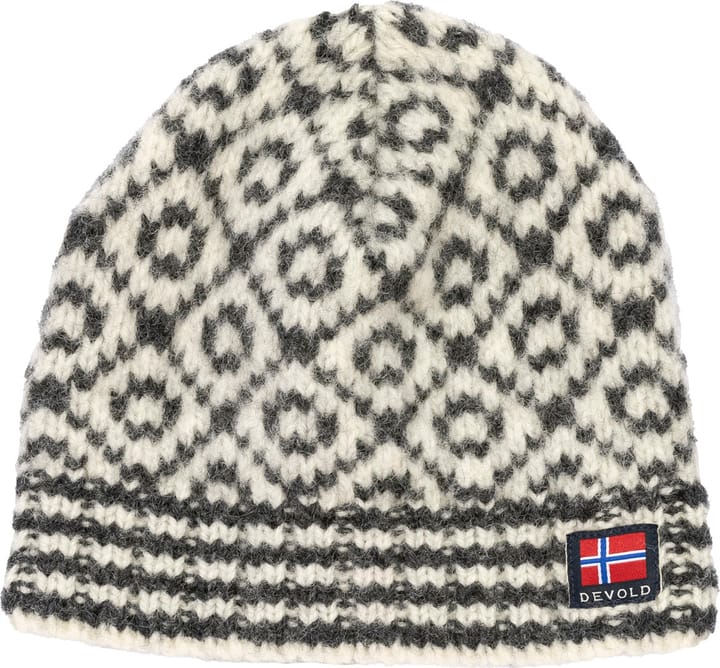 Devold Svalbard Wool Beanie Offwhite/anthracite Devold