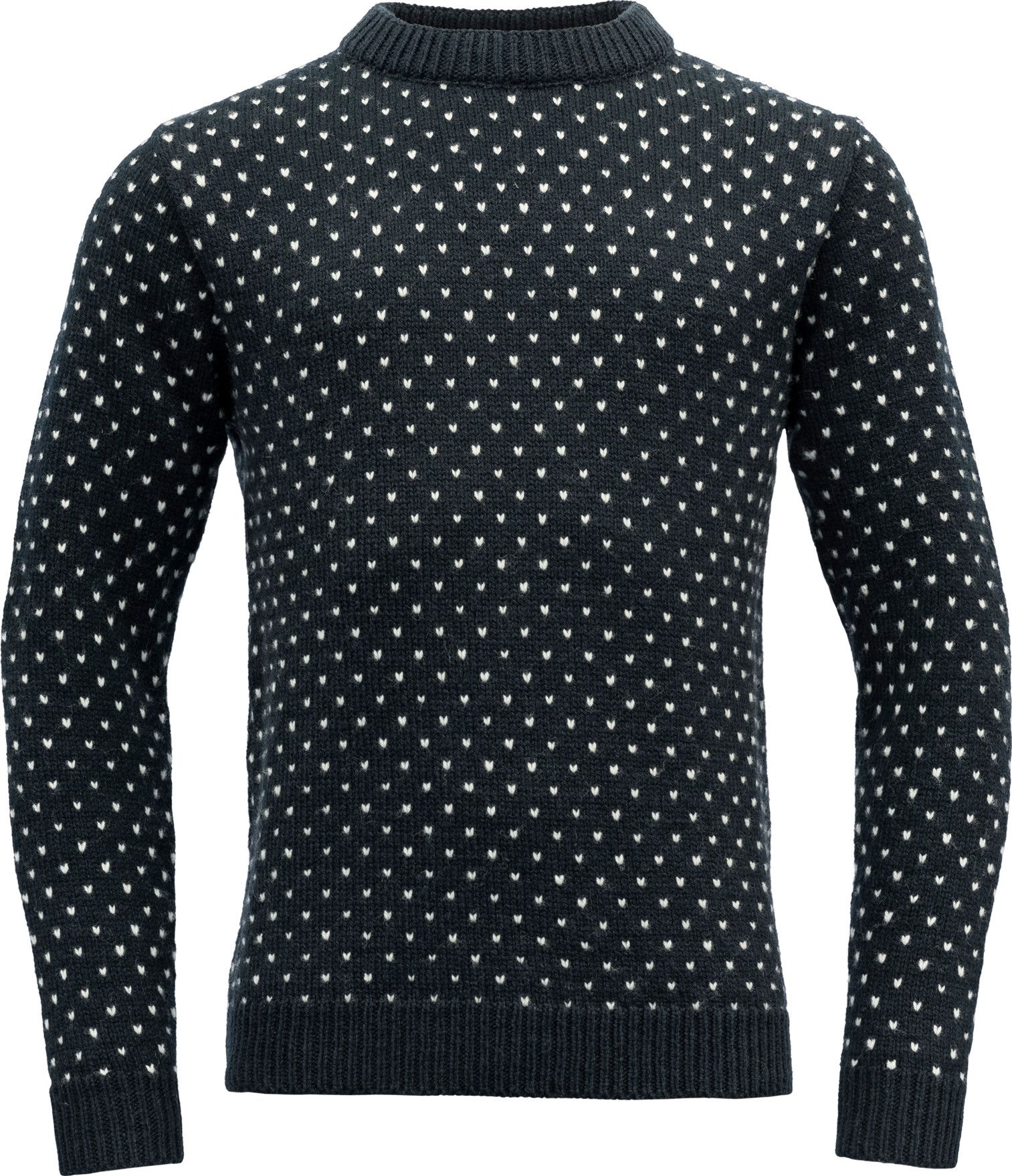 Devold Unisex Sørisen Wool Sweater Ink/Off White