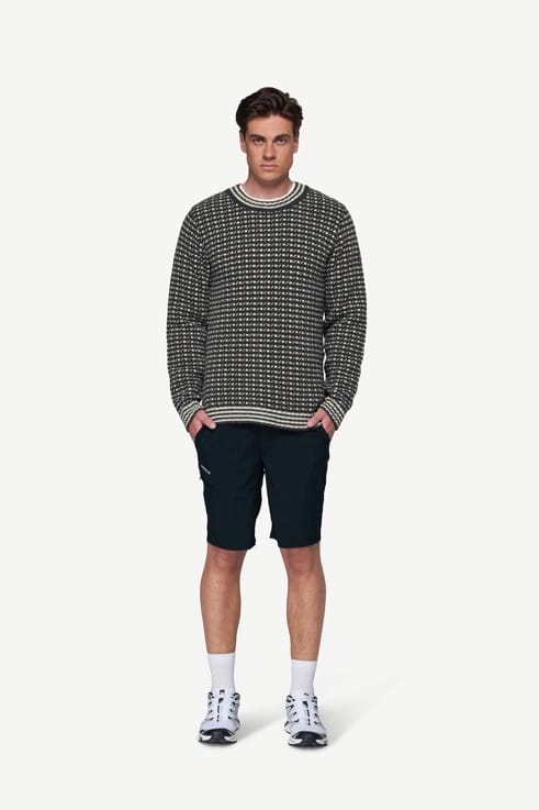 Devold Islender Refined Sweater Ink/offwhite Devold