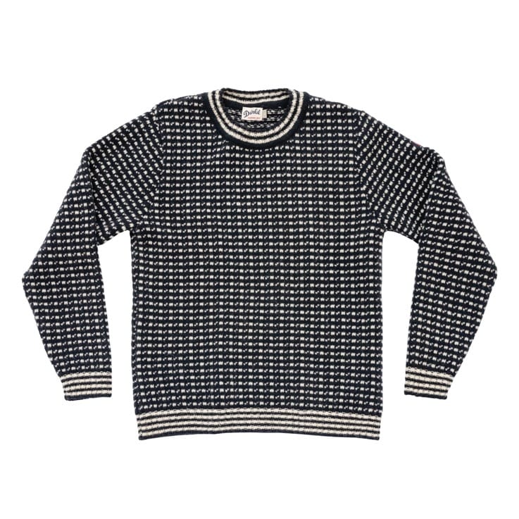 Devold Islender Refined Sweater Ink/offwhite