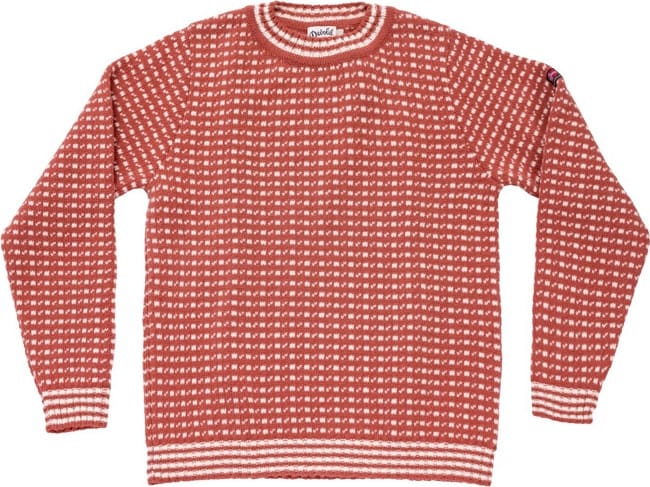 Devold Islender Refined Sweater Marsala/offwhite