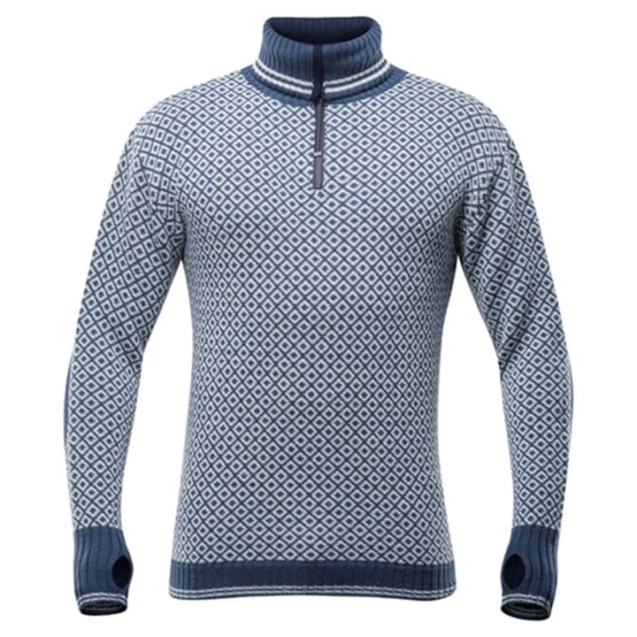 Devold Men's Slogen Zip Neck Night/Offwhite Devold Devold Men's Slogen Zip Neck Night/Offwhite Devold