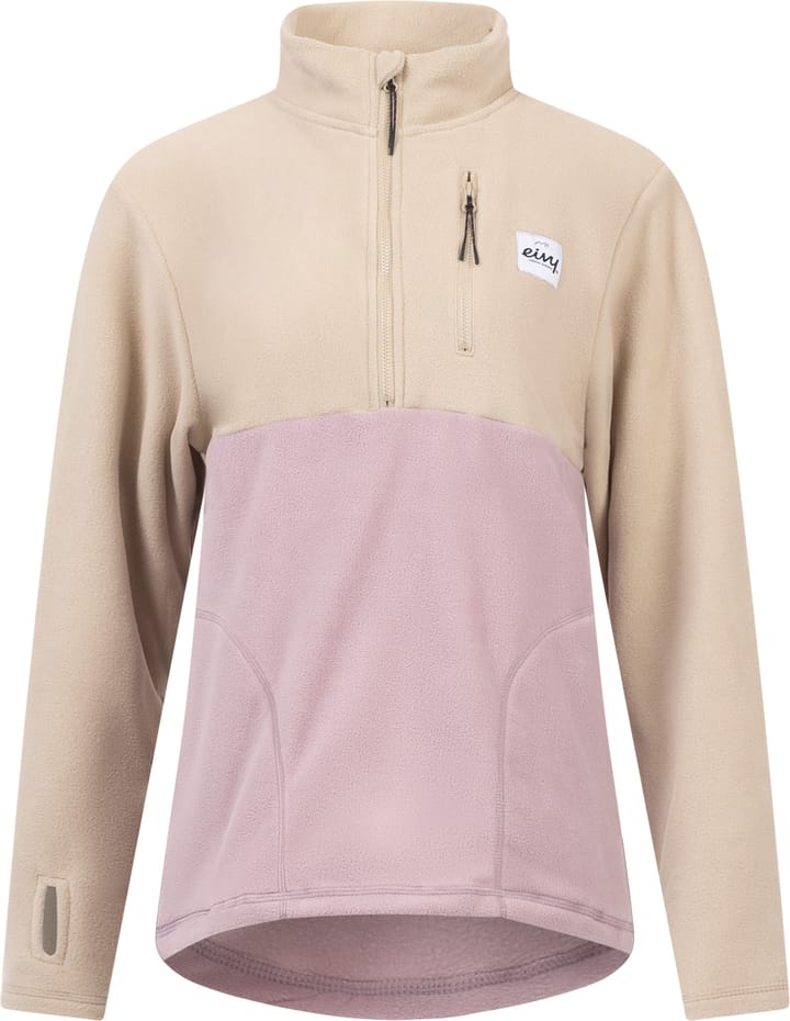 Eivy Women's Techlight Halfzip Fleece Sand / Faded Woodrose Eivy