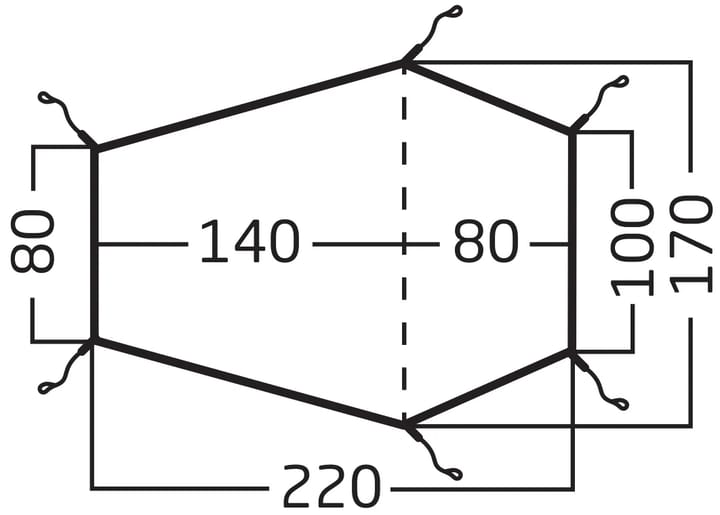 Nordisk Telemark 2.2 Footprint Black Nordisk