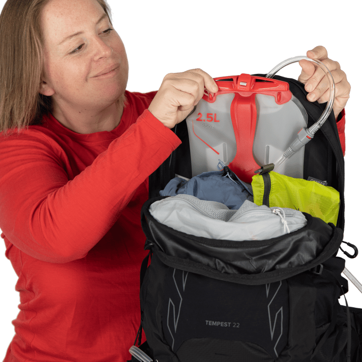Osprey Women's Tempest 22 Extended Fit Black/Coal Grey Osprey