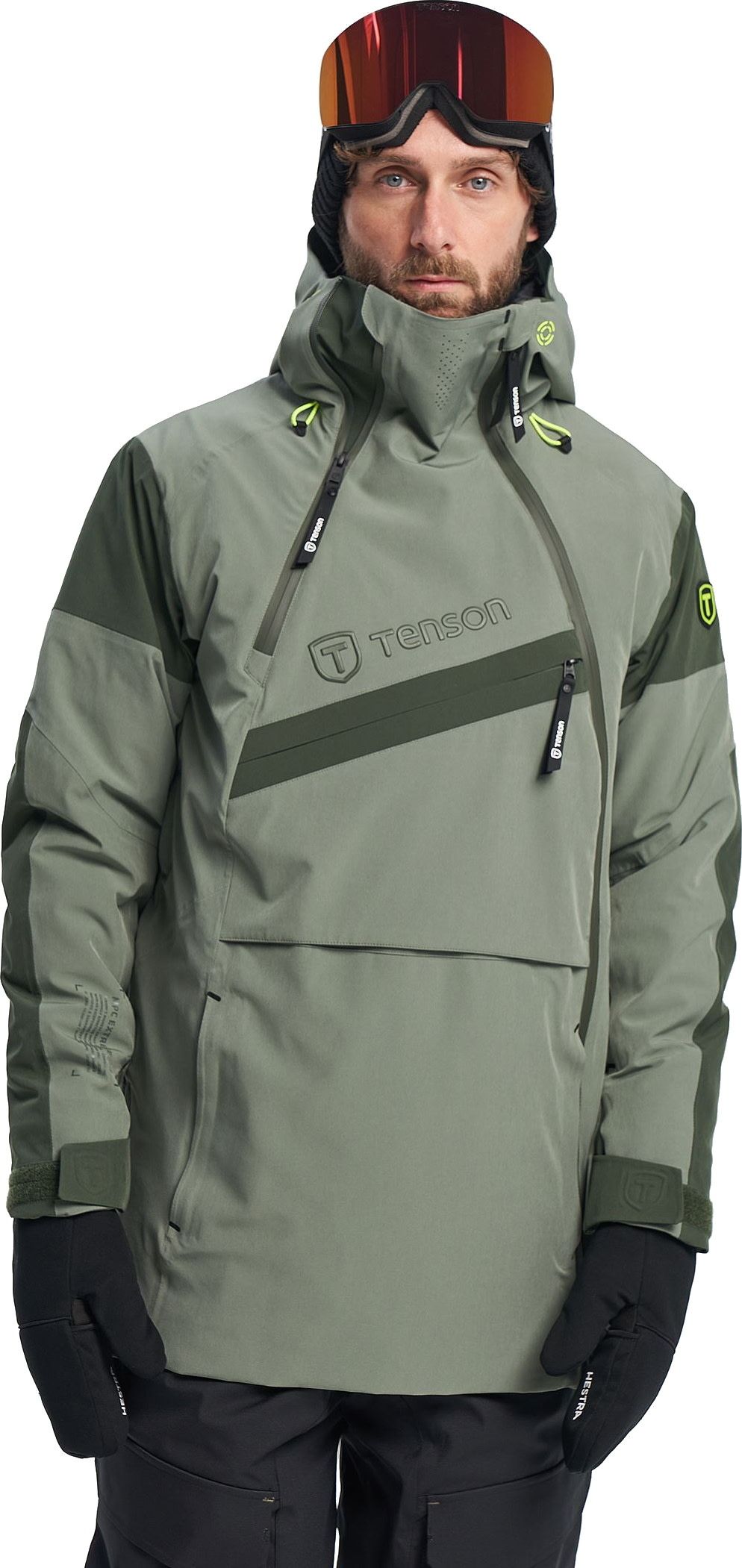Tenson Men´s Aerismo Jackorak Grey Green