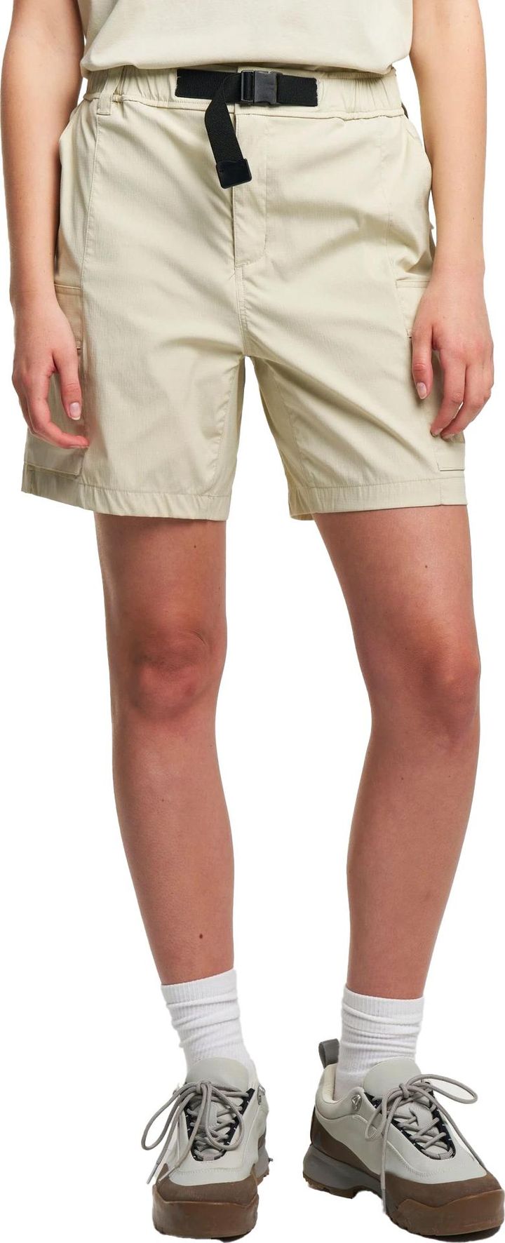 Tenson Women's Camper Cargo Shorts Light Beige Tenson