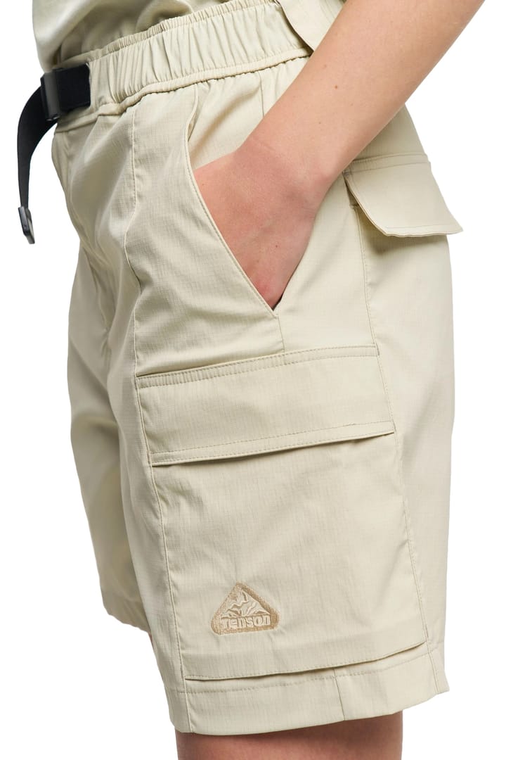 Tenson Women's Camper Cargo Shorts Light Beige Tenson