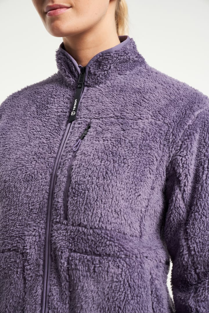 Tenson Women's Thermal Pile Zip Jacket Purple Tenson