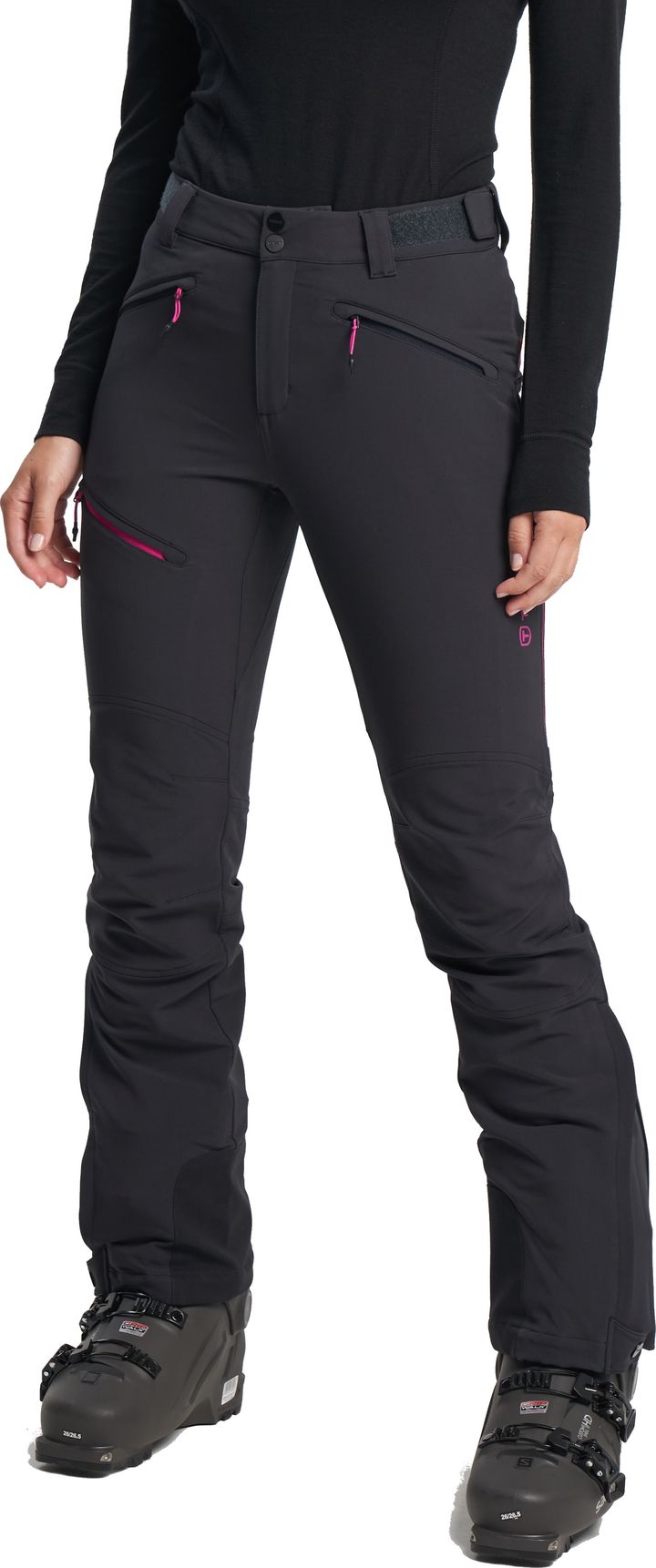 Women's Tour Softshell Pants Antracithe Tenson