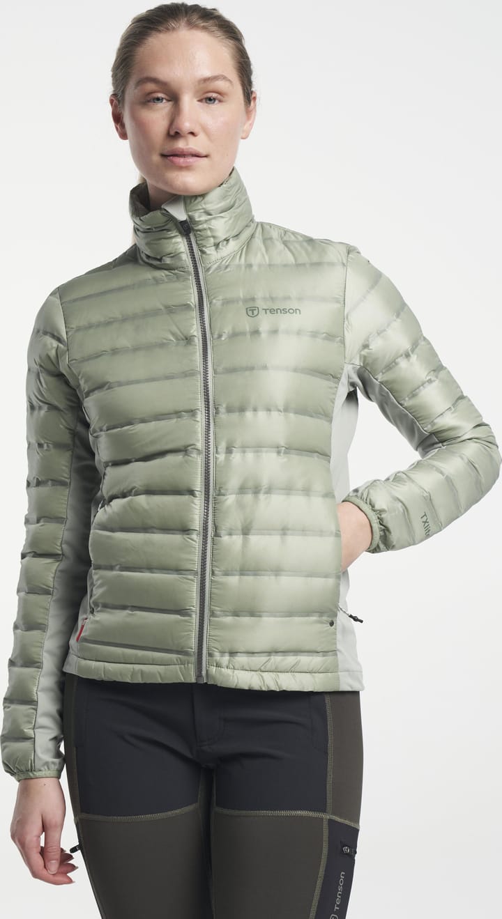 Tenson Women's TXlite Down Jacket Grey Green Tenson