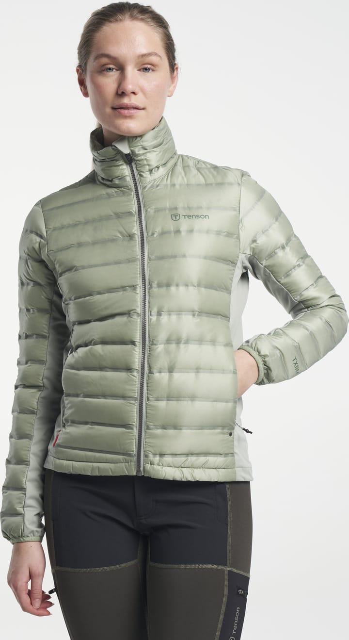 Tenson Women's TXlite Down Jacket Grey Green Tenson