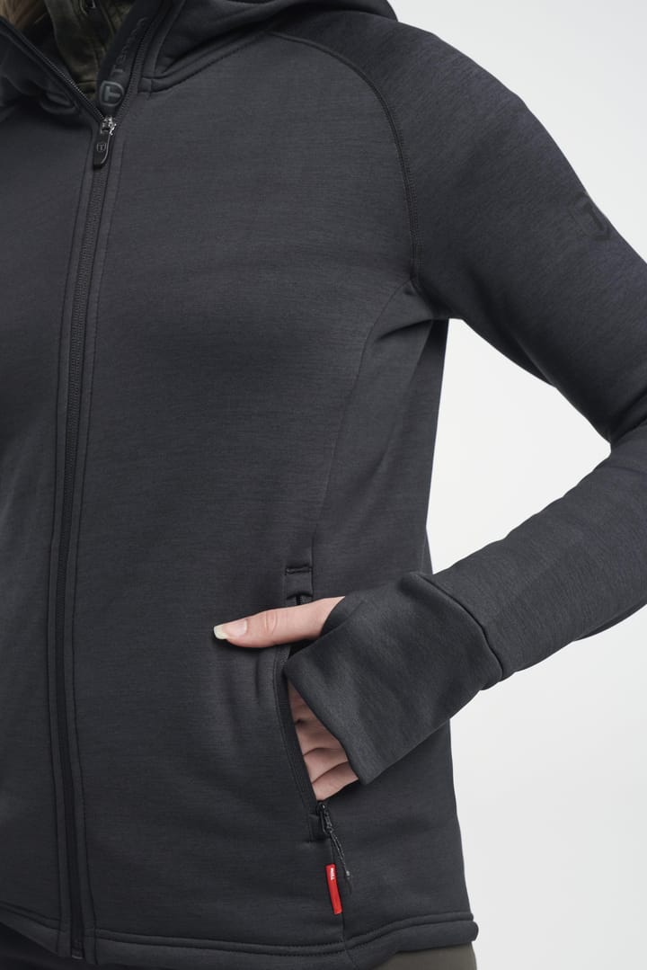 Women's TXlite Hoodie Zip Black Tenson