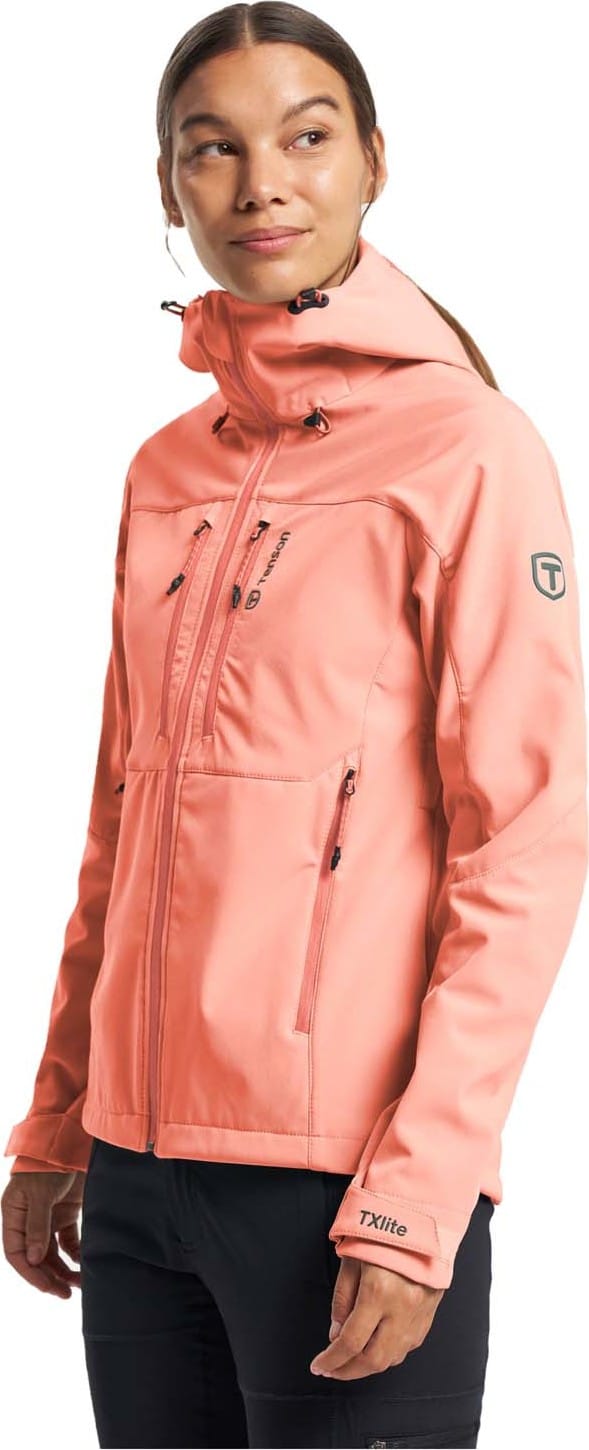 Tenson Women's TXlite Softshell Jacket Guava Glow Tenson
