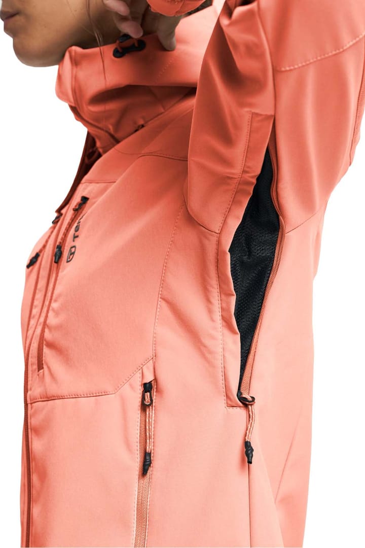 Tenson Women's TXlite Softshell Jacket Guava Glow Tenson