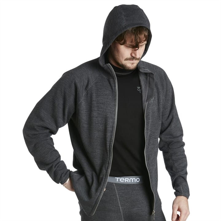 Termo Men's Full-Zip Hoodie Grey Melange Termo