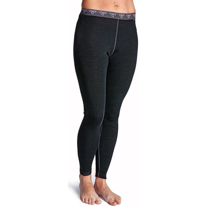 Women's Wool Light Long Johns Anthracite Melange Termo