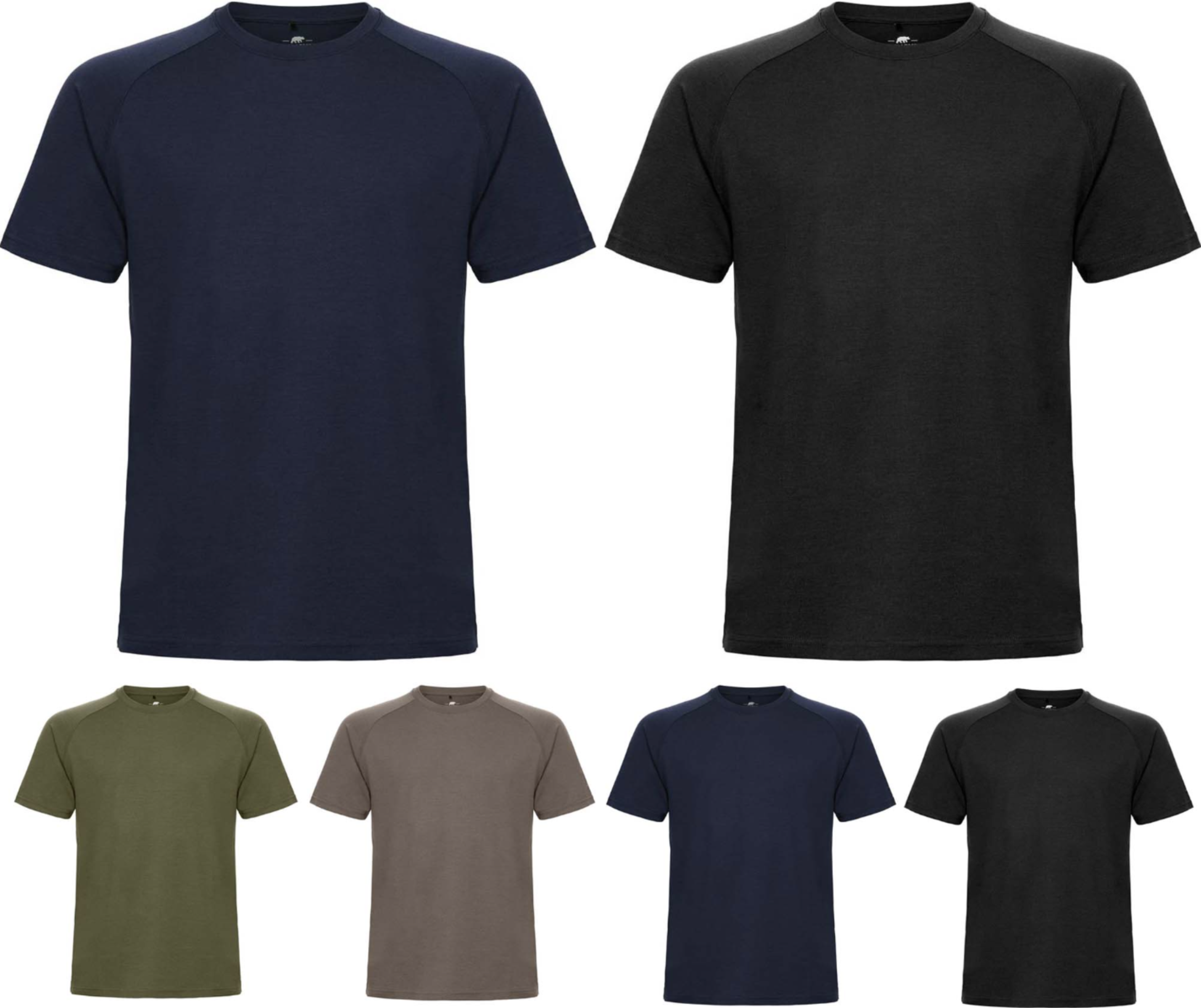 Gridarmor Men's Merino Wool Tee 2-pack  One size