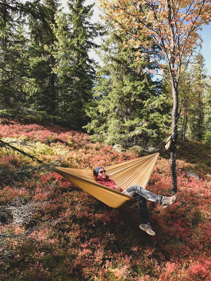 Leaf Double Hammock Mountain Grey Leaf Double Hammock Mountain Grey