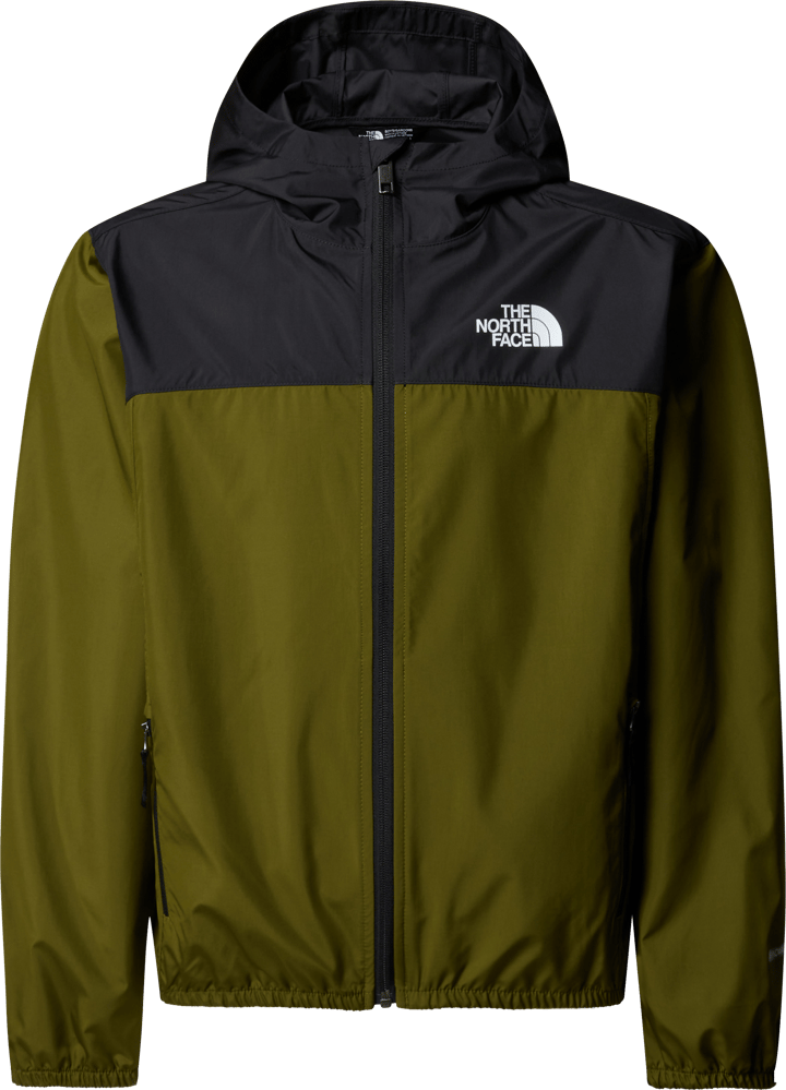The North Face Boys' Never Stop Hooded WindWall Jacket Forest Olive The North Face