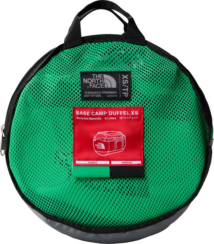 The North Face Base Camp Duffel - XS Optic Emerald/TNF Black The North Face