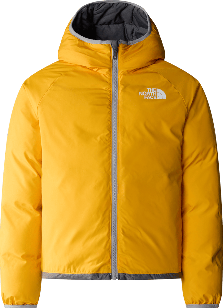 The North Face Boys' Reversible North Down Hooded Jacket TNF Medium Grey Heat The North Face