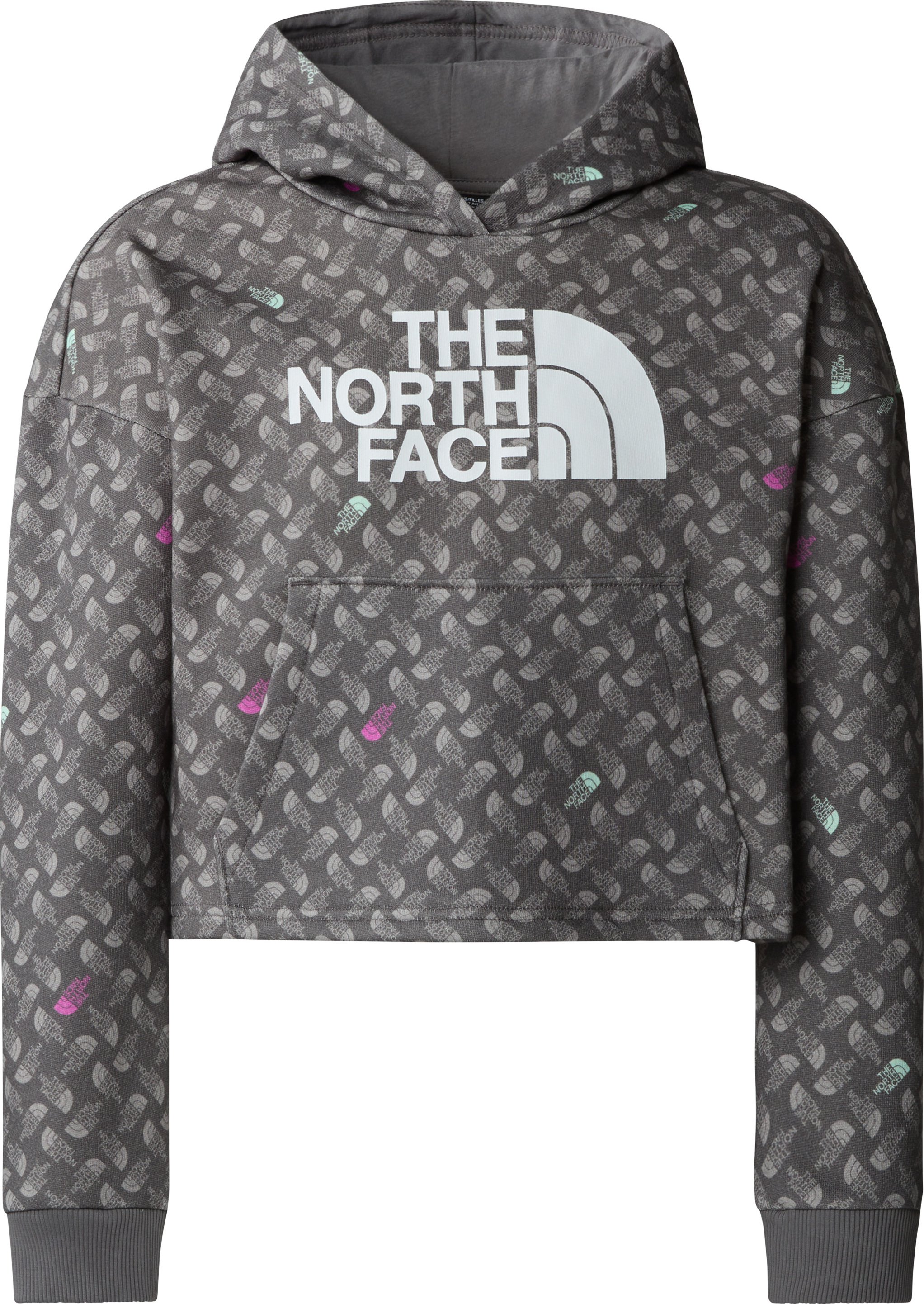 The North Face G Drew Peak Light Hoodie Print Smoked Pearl TNF Shadow