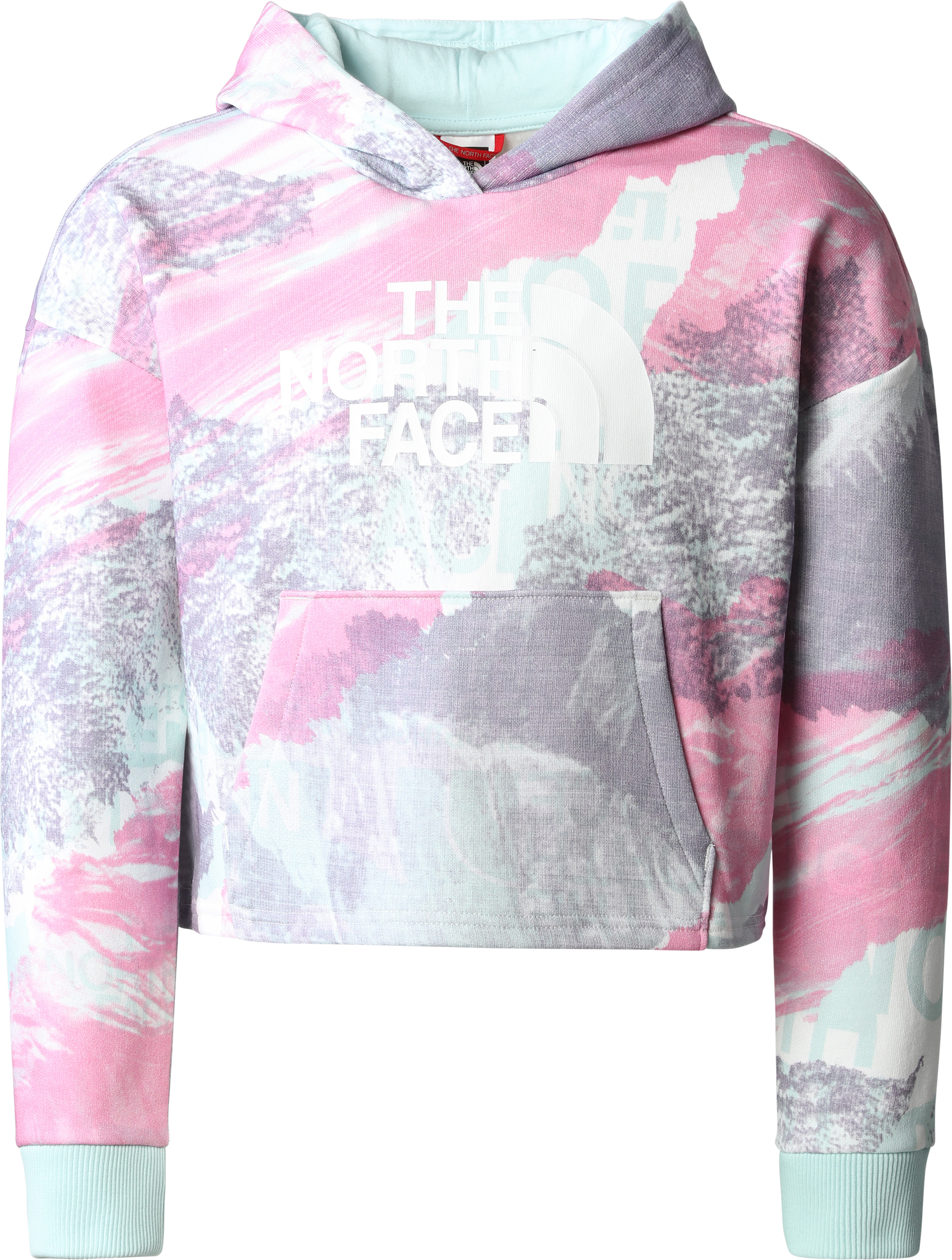 Girls' Drew Peak Light Hoodie SUPER PINK GIRLS PRINT