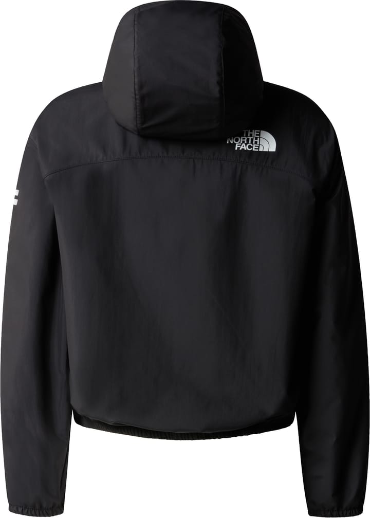 The North Face Girls' Never Stop Hooded WindWall Jacket TNF Black The North Face