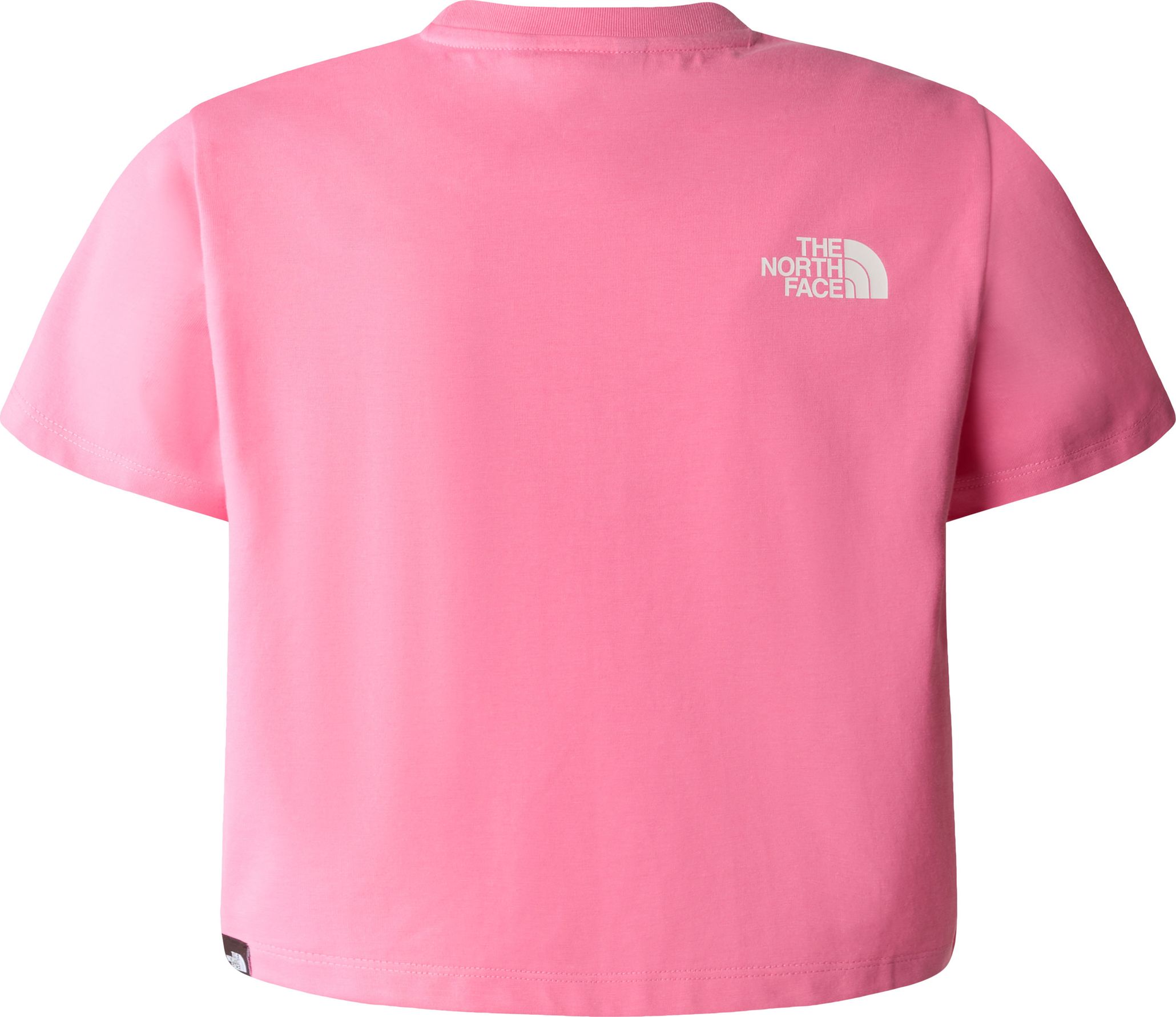 The North Face Girls' Cropped Easy T-Shirt Gamma Pink