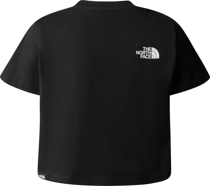 The North Face Girls' Cropped Easy T-Shirt TNF Black The North Face
